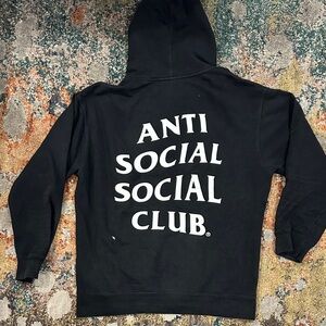 Anti Social Social Club Black Pullover Hoodie